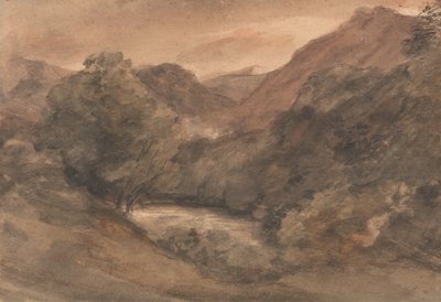 Borrowdale - Abend nach einem schönen Tag, 1. Oktober 1806 von John Constable